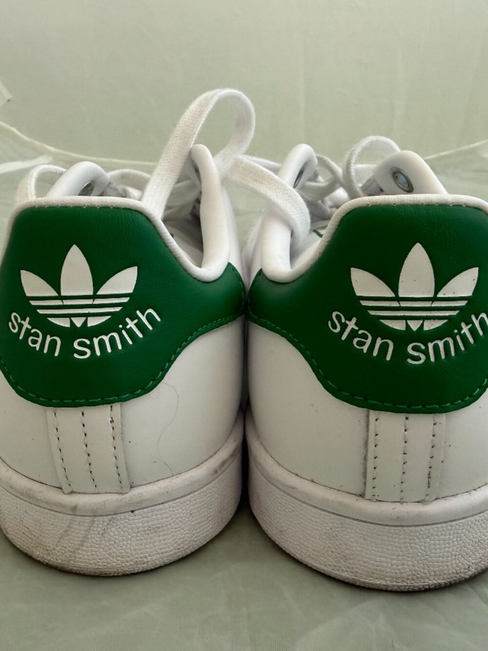 adidas Originals Stan Smith White Green Leather Sneakers Women's US 7